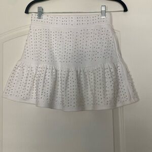 QOS Pearl white skirt